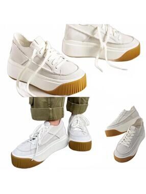 UGG EZ-Duzzit Lace Up Platform Sneakers Mens 7.5 / Womens 9.5 / EU 40.5